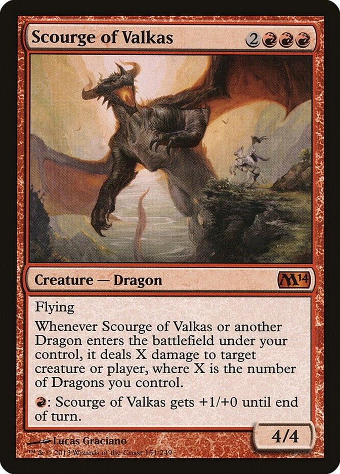 Scourge of Valkas (151) [M14] - MTG Single