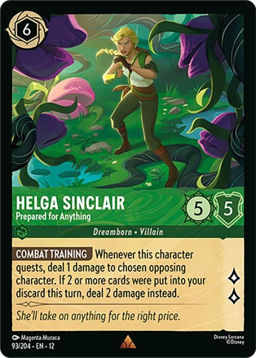 Image for Helga Sinclair - Prepared for Anything (93/204) (Wilds Unknown) - Disney Lorcana