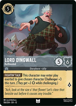 Image for Lord Dingwall - Bullheaded (186/204) (Wilds Unknown) - Disney Lorcana