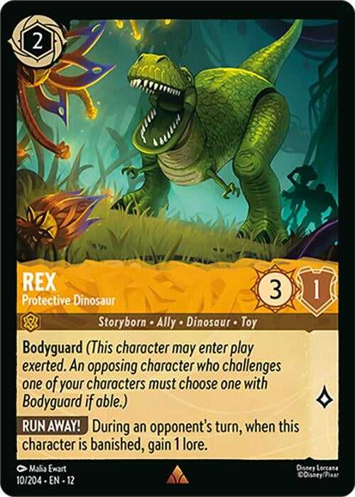 Image for Rex - Protective Dinosaur (10/204) (Wilds Unknown) - Disney Lorcana