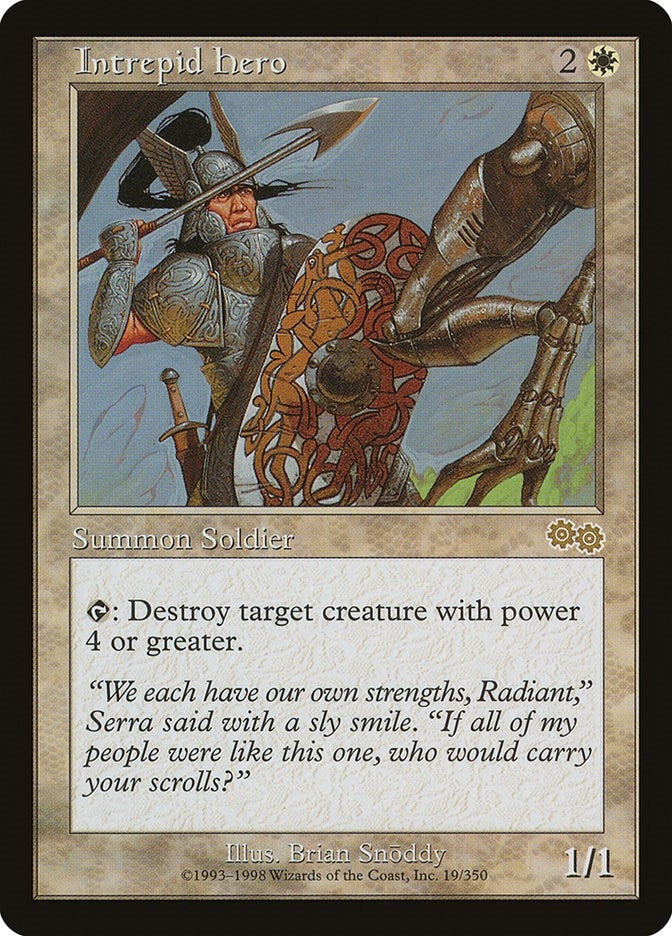 Intrepid Hero (19) [USG] - MTG Single