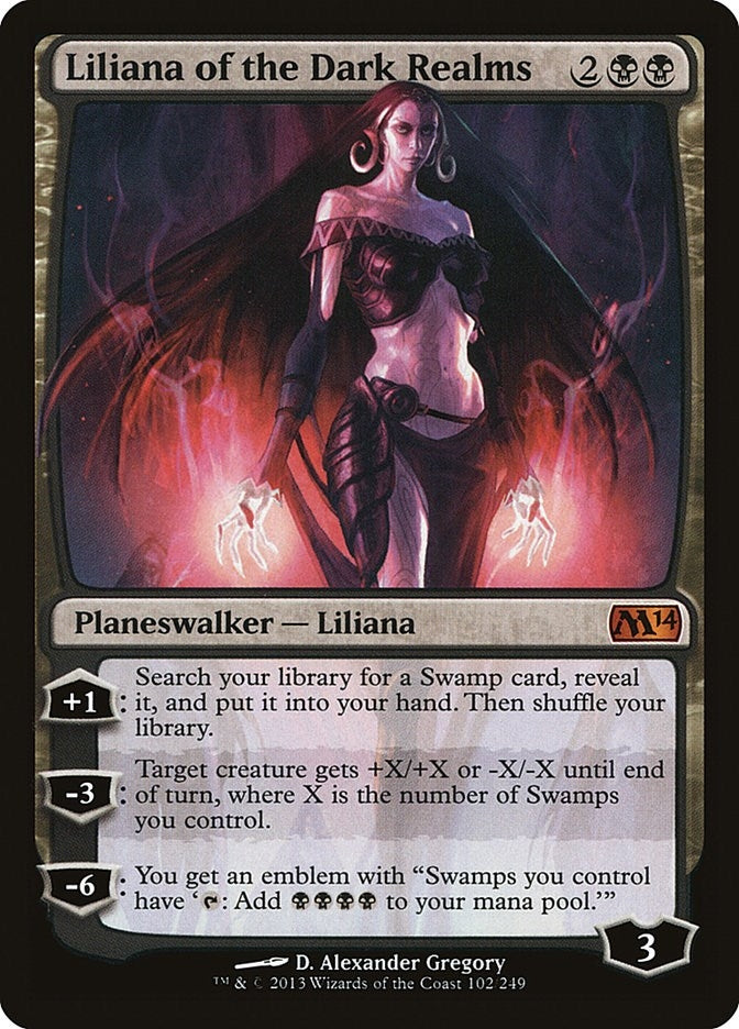 Liliana of the Dark Realms (102) [M14] - MTG Single