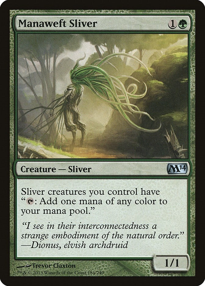 Manaweft Sliver (184) [M14] - MTG Single