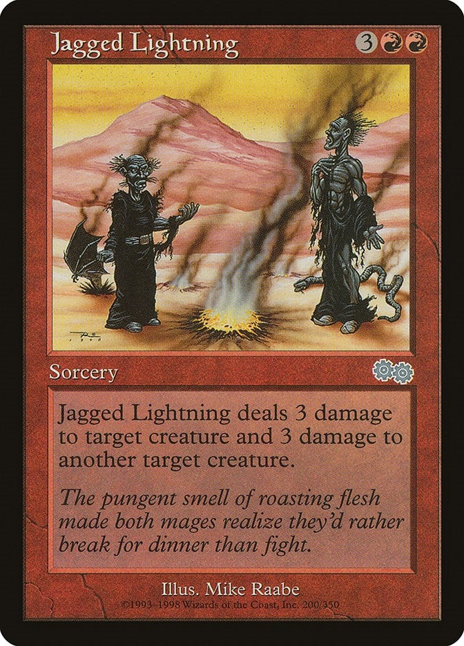 Jagged Lightning (200) [USG] - MTG Single
