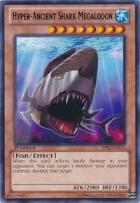 Hyper-Ancient Shark Megalodon (2121) (BP02) - YuGiOh Single
