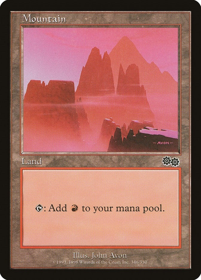 Mountain (346) (346) [USG] - MTG Single