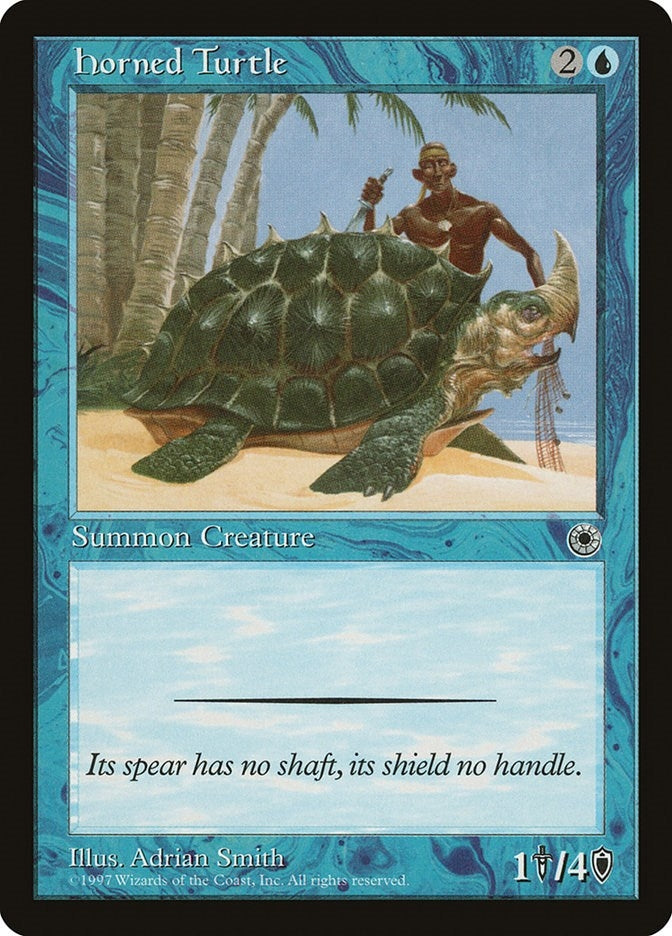 Horned Turtle [POR] - MTG Single