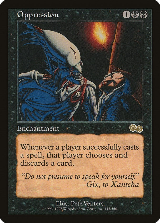 Oppression (143) [USG] - MTG Single