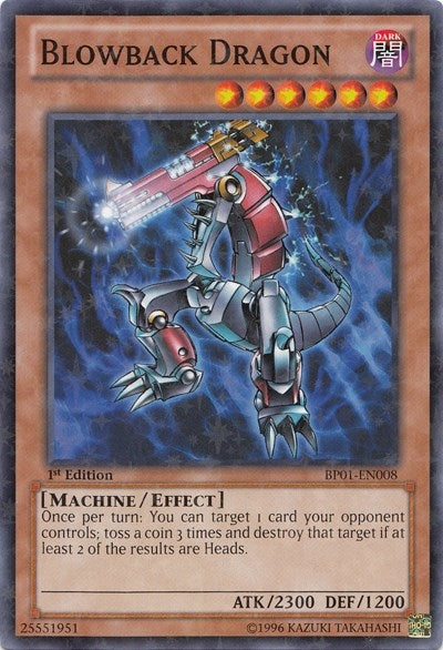 Blowback Dragon (Starfoil) (1008) (BP01) - YuGiOh Single