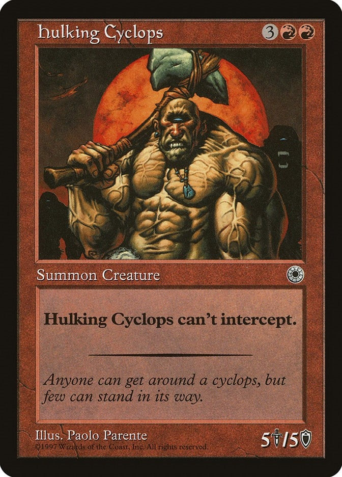 Hulking Cyclops [POR] - MTG Single