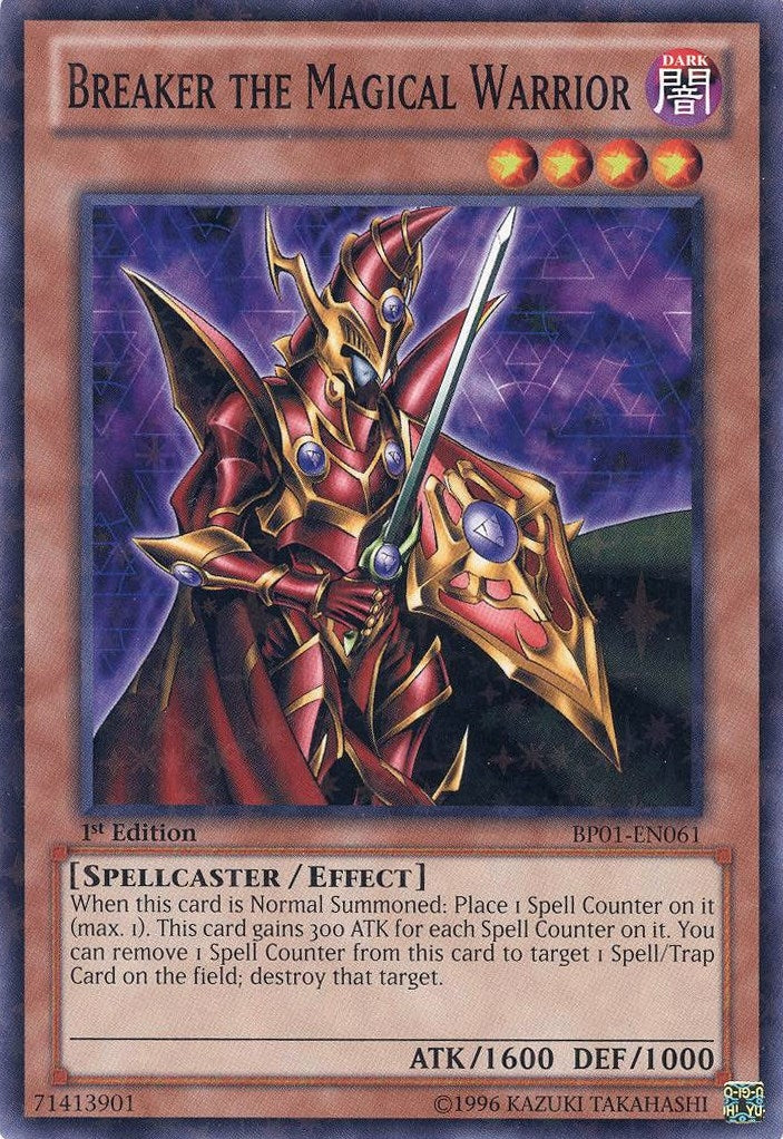 Breaker the Magical Warrior (Starfoil) (1061) (BP01) - YuGiOh Single