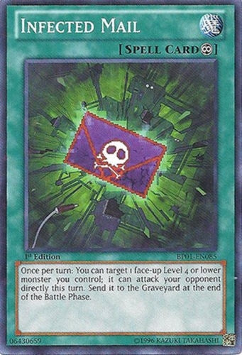 Infected Mail (Starfoil) (1085) (BP01) - YuGiOh Single