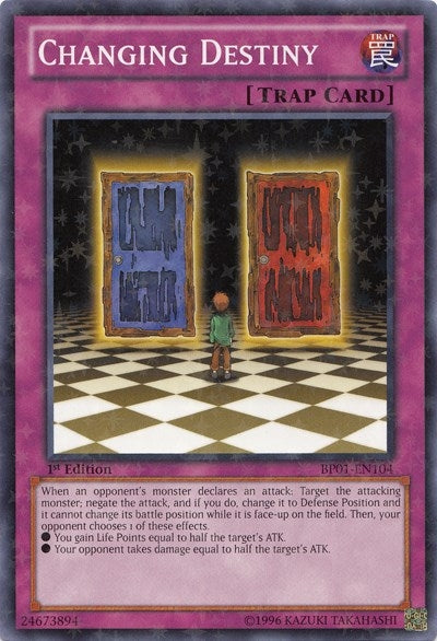 Changing Destiny (Starfoil) (1104) (BP01) - YuGiOh Single