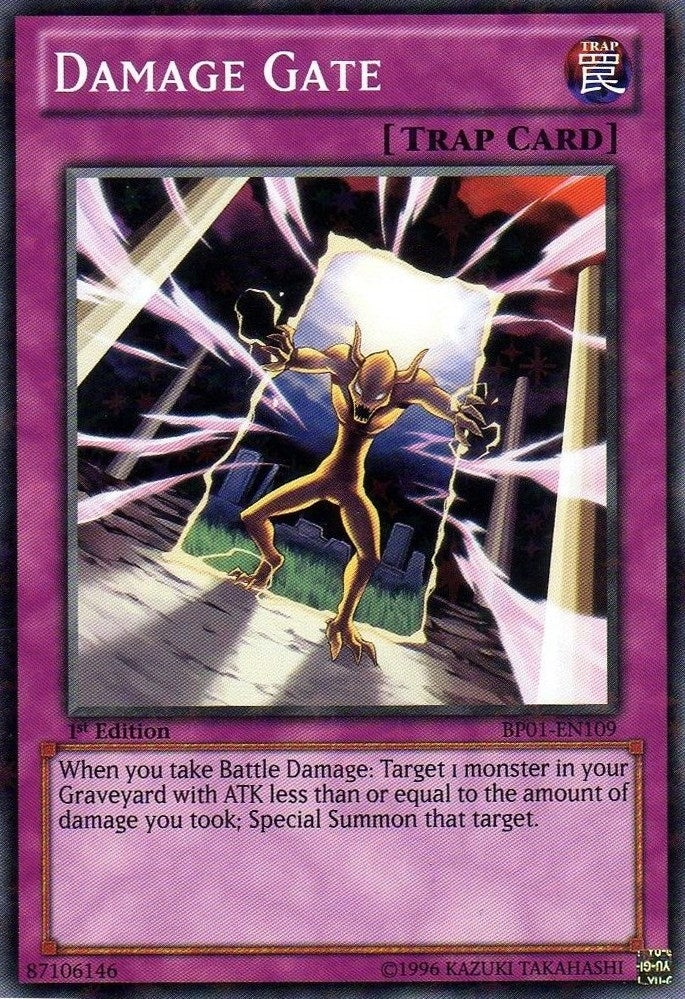 Damage Gate (Starfoil) (1109) (BP01) - YuGiOh Single