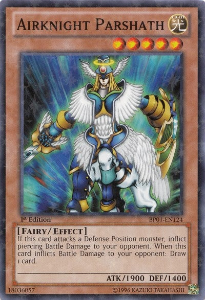 Airknight Parshath (Starfoil) (1124) (BP01) - YuGiOh Single