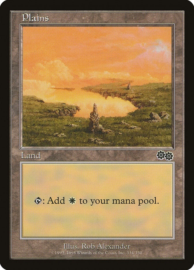 Plains (334) (334) [USG] - MTG Single