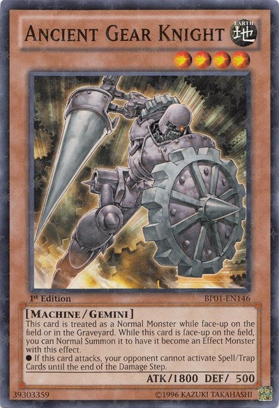 Ancient Gear Knight (Starfoil) (1146) (BP01) - YuGiOh Single