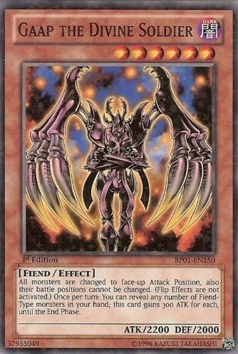 Gaap the Divine Soldier (Starfoil) (1150) (BP01) - YuGiOh Single