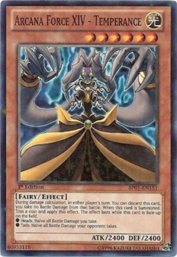 Arcana Force XIV - Temperance (Starfoil) (1151) (BP01) - YuGiOh Single