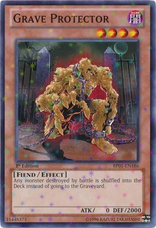 Grave Protector (Starfoil) (1186) (BP01) - YuGiOh Single