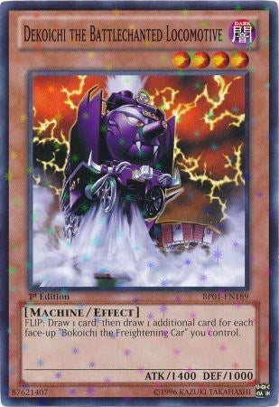 Dekoichi the Battlechanted Locomotive (Starfoil) (1189) (BP01) - YuGiOh Single