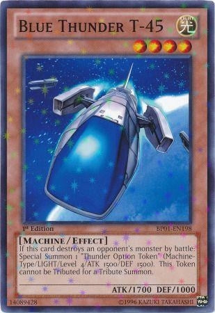 Blue Thunder T-45 (Starfoil) (1198) (BP01) - YuGiOh Single