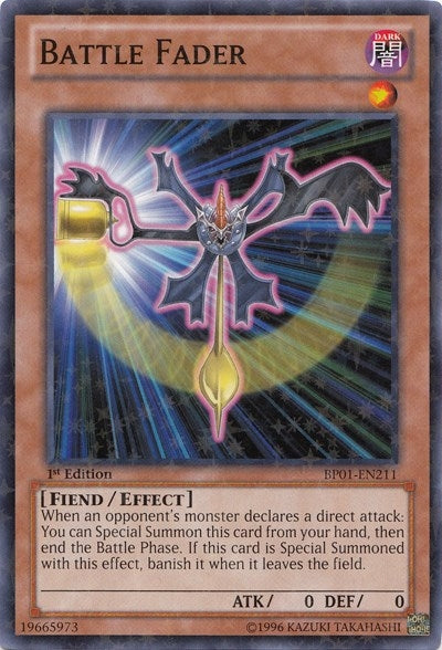 Battle Fader (Starfoil) (1211) (BP01) - YuGiOh Single