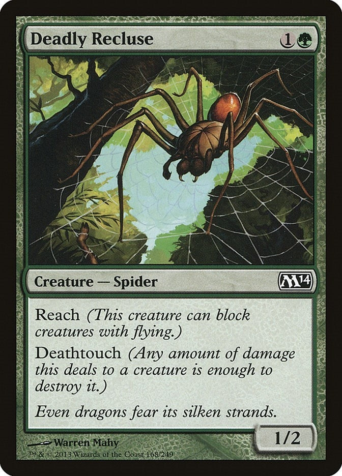 Deadly Recluse (168) [M14] - MTG Single