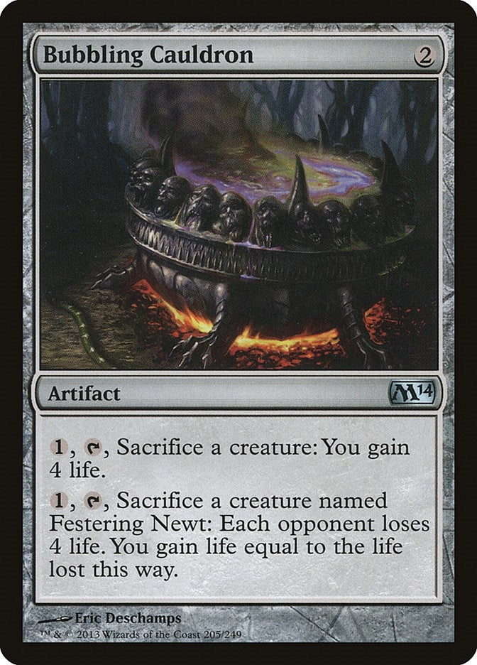 Bubbling Cauldron (205) [M14] - MTG Single