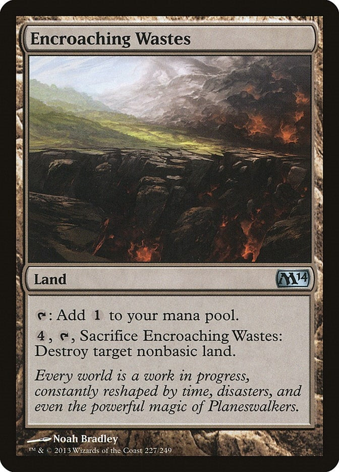 Encroaching Wastes (227) [M14] - MTG Single