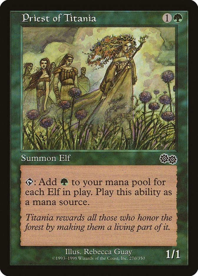 Priest of Titania (270) [USG] - MTG Single