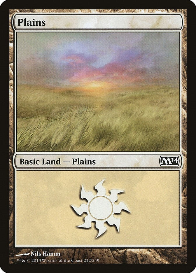 Plains (232) (232) [M14] - MTG Single