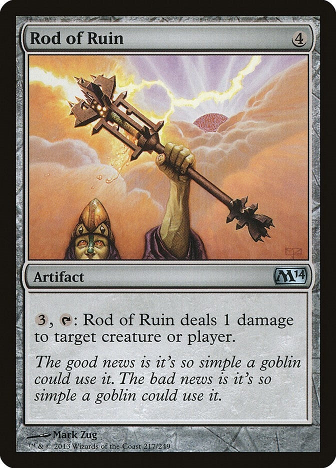Rod of Ruin (217) [M14] - MTG Single
