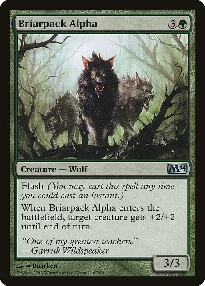 Briarpack Alpha (166) [M14] - MTG Single