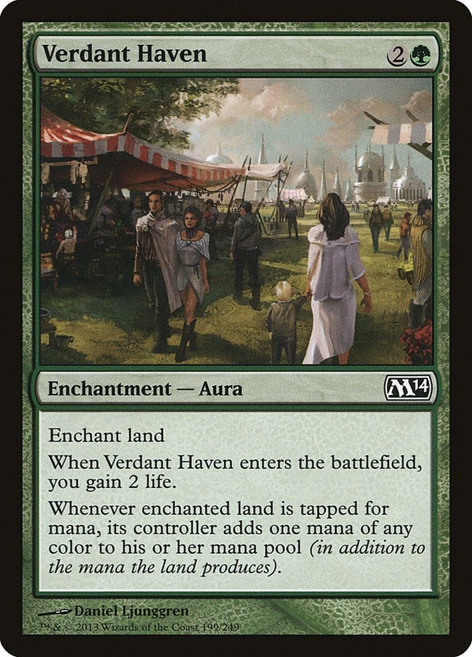 Verdant Haven (199) [M14] - MTG Single