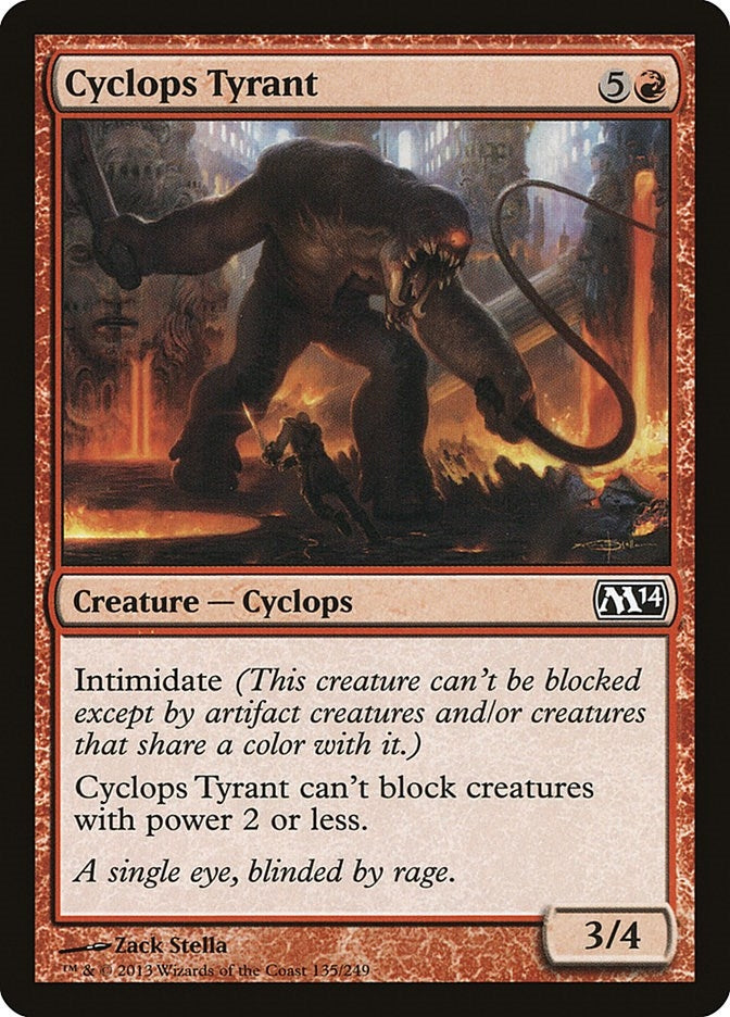 Cyclops Tyrant (135) [M14] - MTG Single