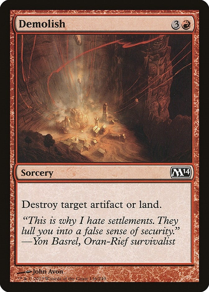 Demolish (136) [M14] - MTG Single