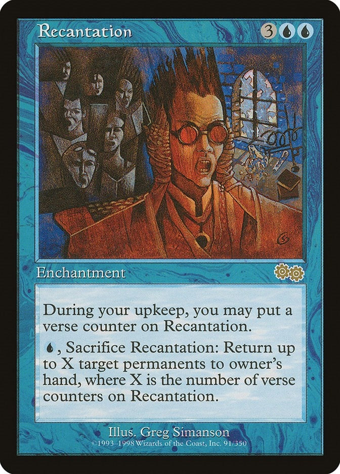 Recantation (91) [USG] - MTG Single