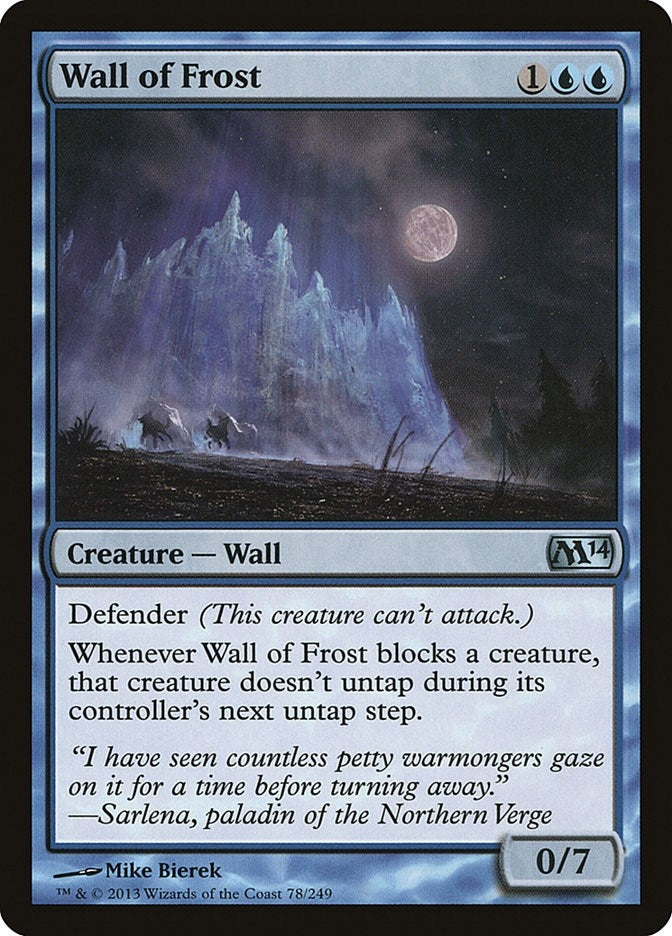 Wall of Frost (78) [M14] - MTG Single