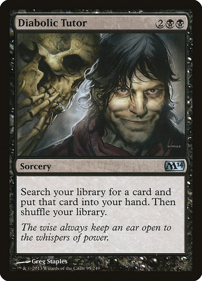 Diabolic Tutor (95) [M14] - MTG Single