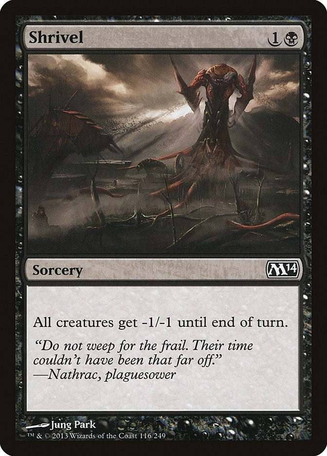 Shrivel (116) [M14] - MTG Single