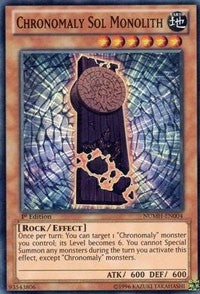 Chronomaly Sol Monolith (4) (NUMH) - YuGiOh Single