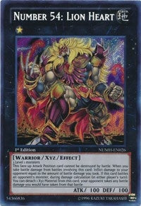 Number 54: Lion Heart (26) (NUMH) - YuGiOh Single