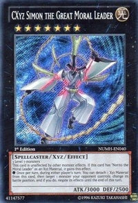 CXyz Simon the Great Moral Leader (40) (NUMH) - YuGiOh Single