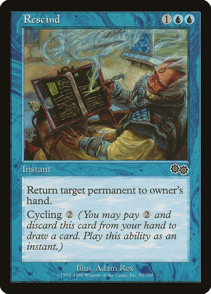 Rescind (92) [USG] - MTG Single