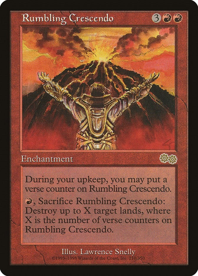 Rumbling Crescendo (210) [USG] - MTG Single