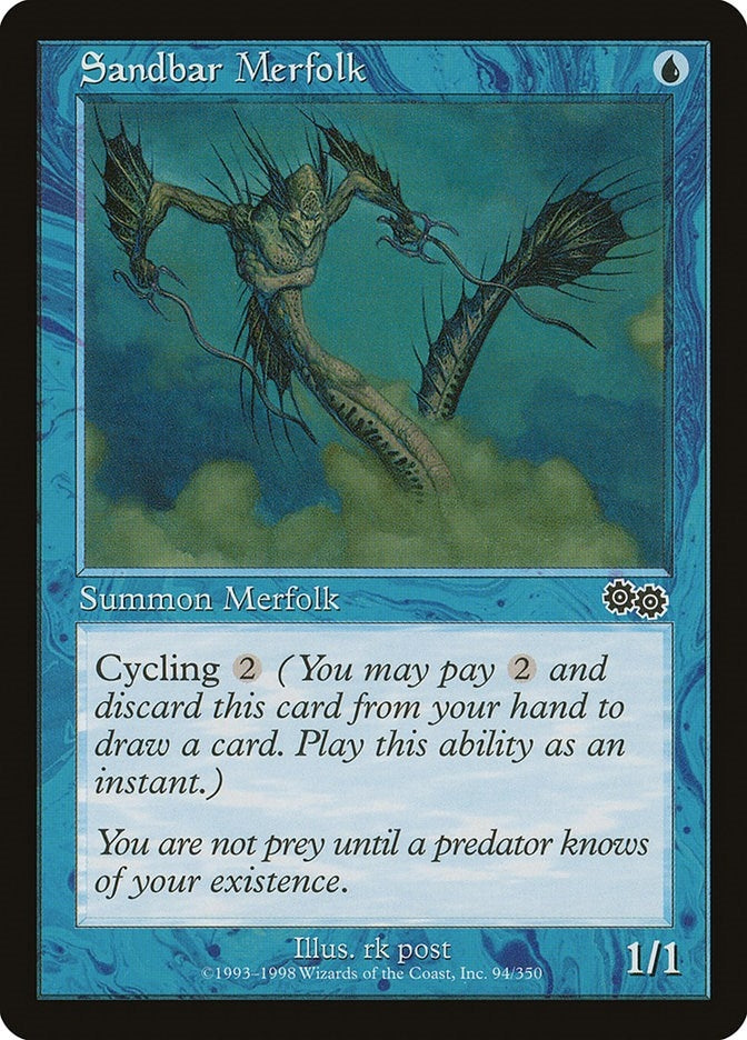 Sandbar Merfolk (94) [USG] - MTG Single