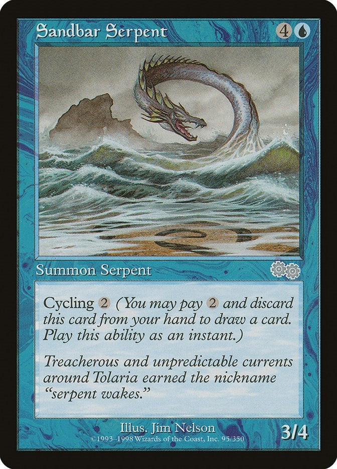 Sandbar Serpent (95) [USG] - MTG Single