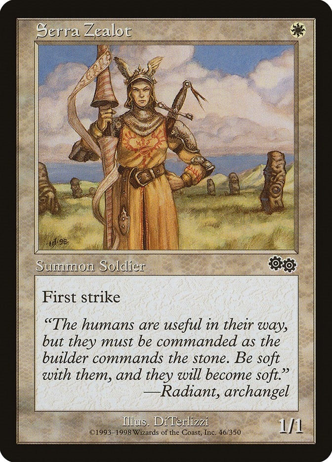 Serra Zealot (46) [USG] - MTG Single