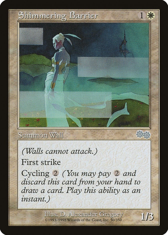 Shimmering Barrier (50) [USG] - MTG Single